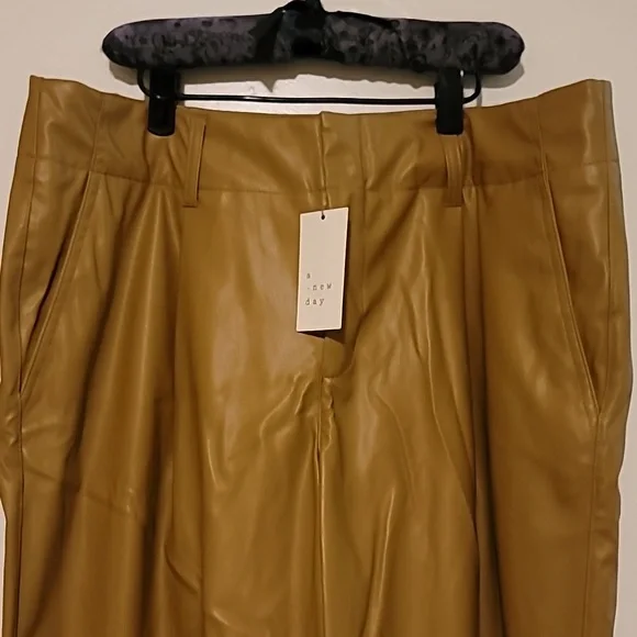 A New Day Pleather Slacks - Picture 2 of 5